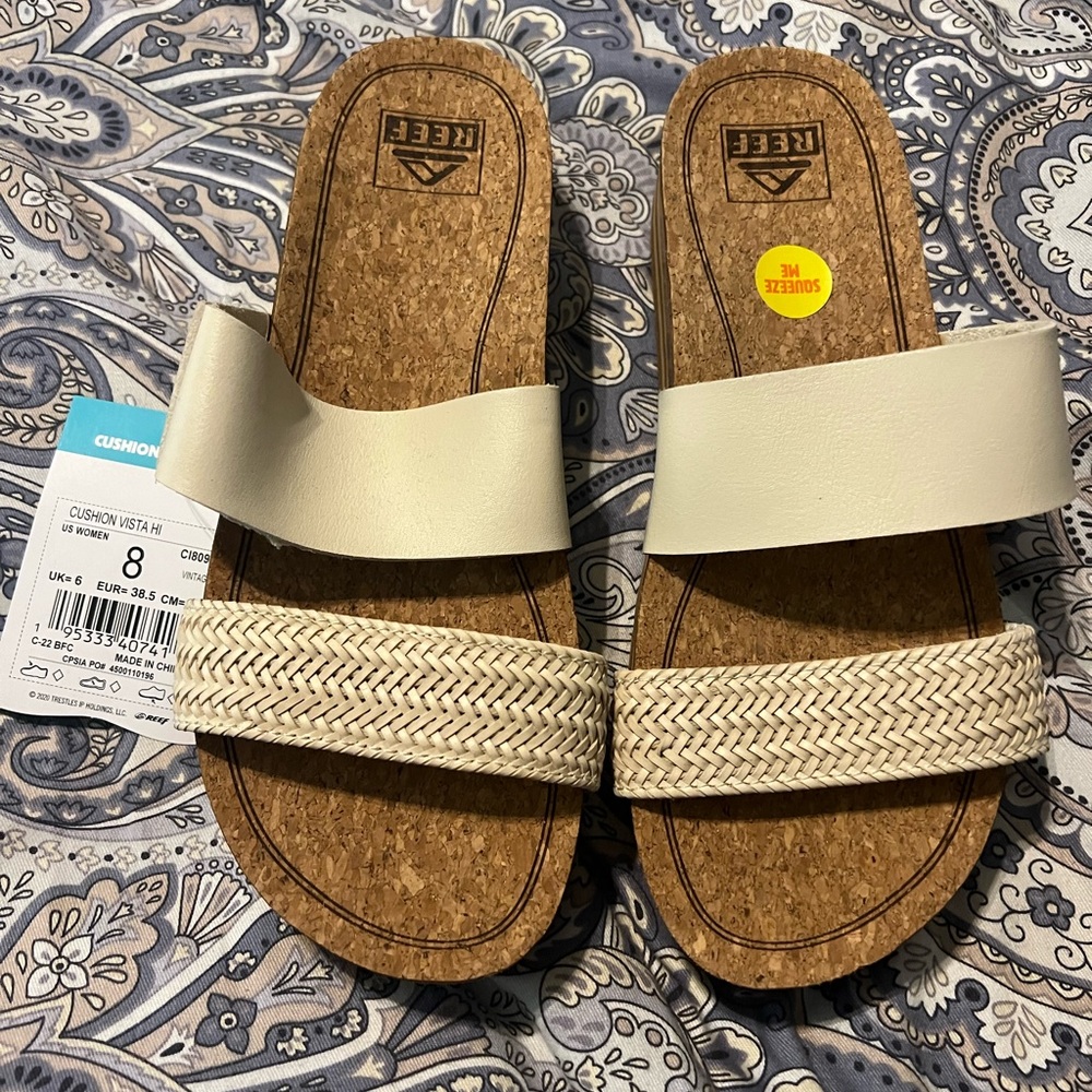 Reef Cushion Vista Hi natural wedge